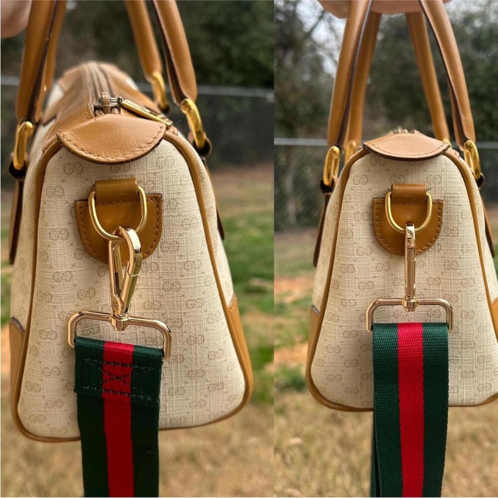 PRISTINE Vintage GUCCI GG Boston Bag - No Peeling - COA Included AUTHENTICATED - Picture 12 of 15